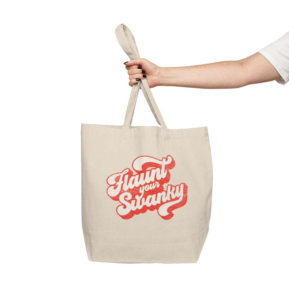 Canvas Shopping Tote